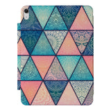 the VistaCase Personalized iPad Slim Fit Case with Aztec Tribal design,  Crafted with a durable fabric exterior and a soft interior lining.