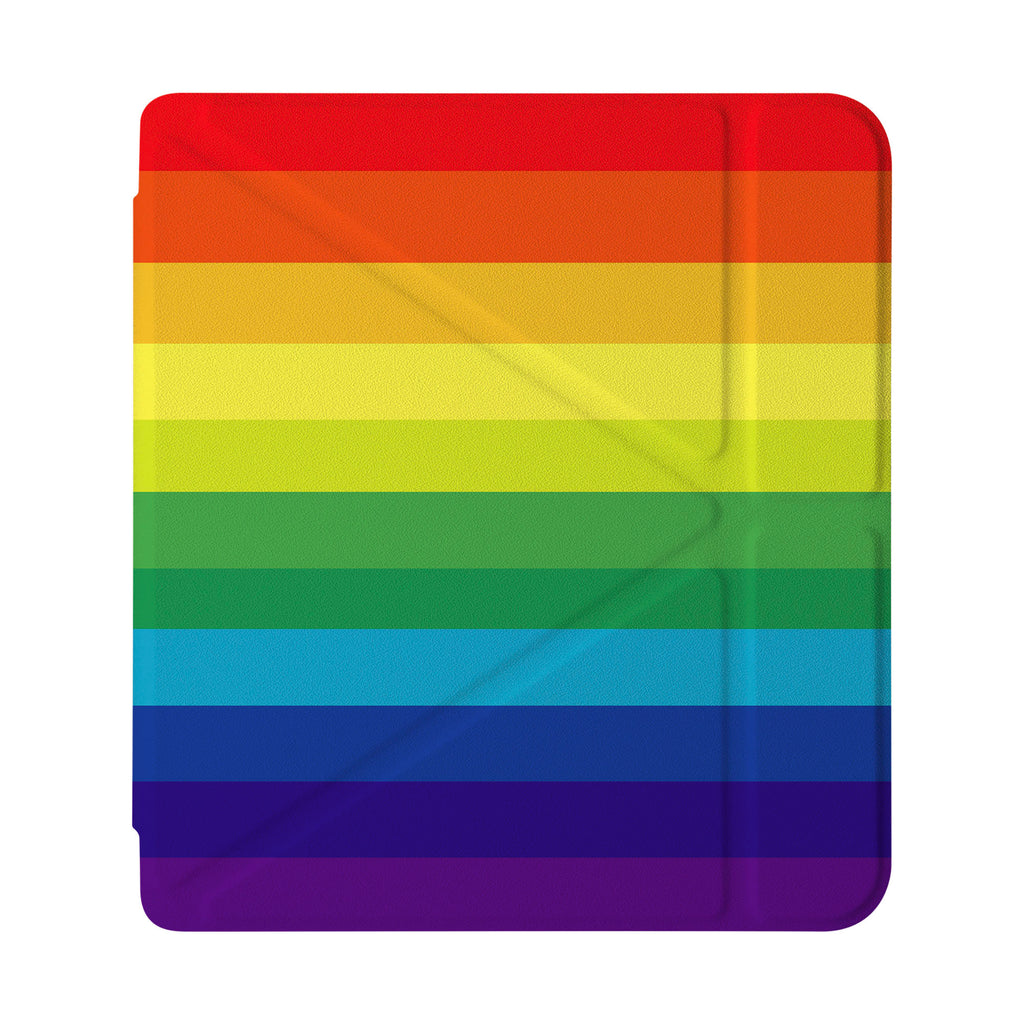 front view of personalized Kobo case with Rainbow design