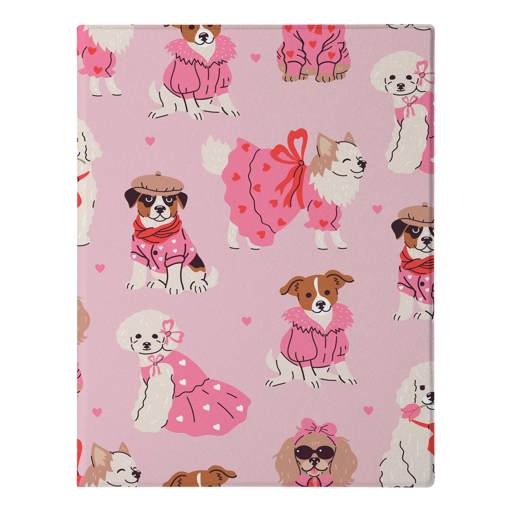 The Personalized VistaCase reMarkable Pen Holder Case is adorned with a vibrant and intricately detailed Lovely Dog design