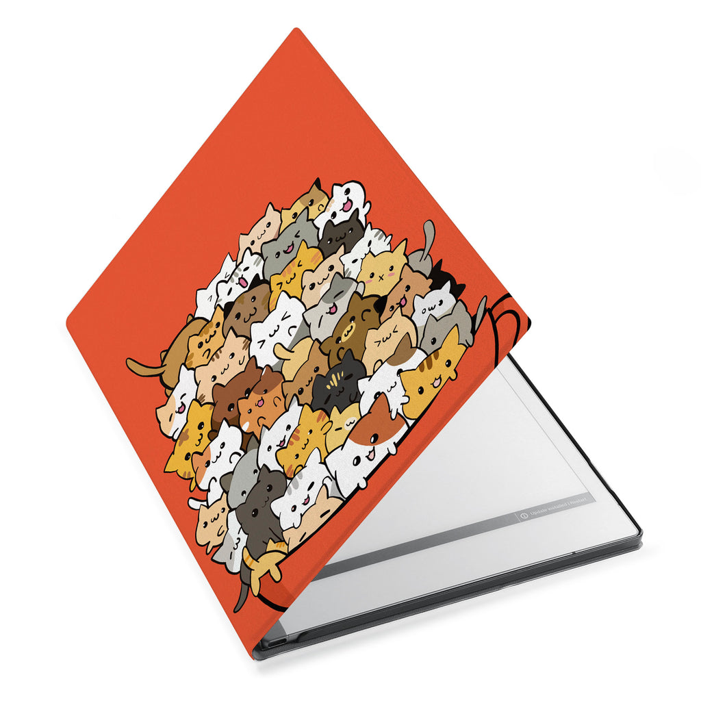 The Personalized VistaCase reMarkable Pen Holder Casewith Cute Cats design adds a touch of elegance to your device.