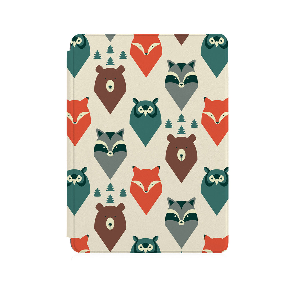 the front side of Personalized Microsoft Surface Pro and Go Case with Fox Fun design