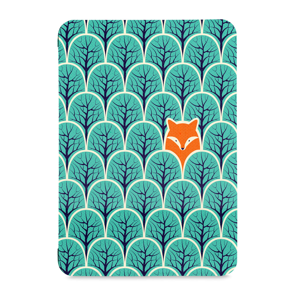 the front view of Personalized Samsung Galaxy Tab Case with Fox Fun design