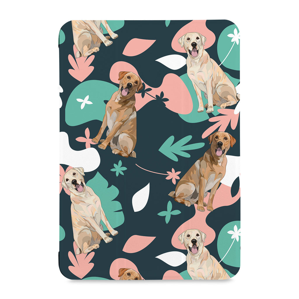 the front view of Personalized Samsung Galaxy Tab Case with Lovely Dog design