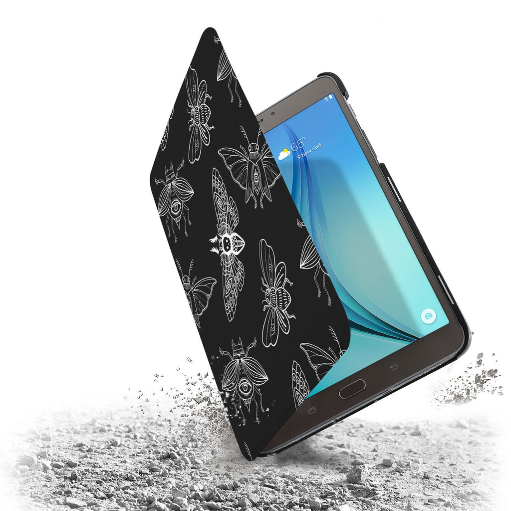 the drop protection feature of Personalized Samsung Galaxy Tab Case with Animal Skeleton design