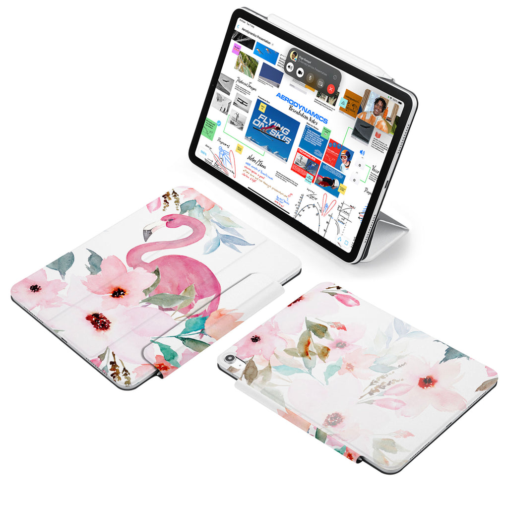 the VistaCase Personalized iPad Slim Fit Case with Flamingo design,  Made to order, you can personalize it further by adding a monogram or your signature to the design, making it the perfect personalized gift.