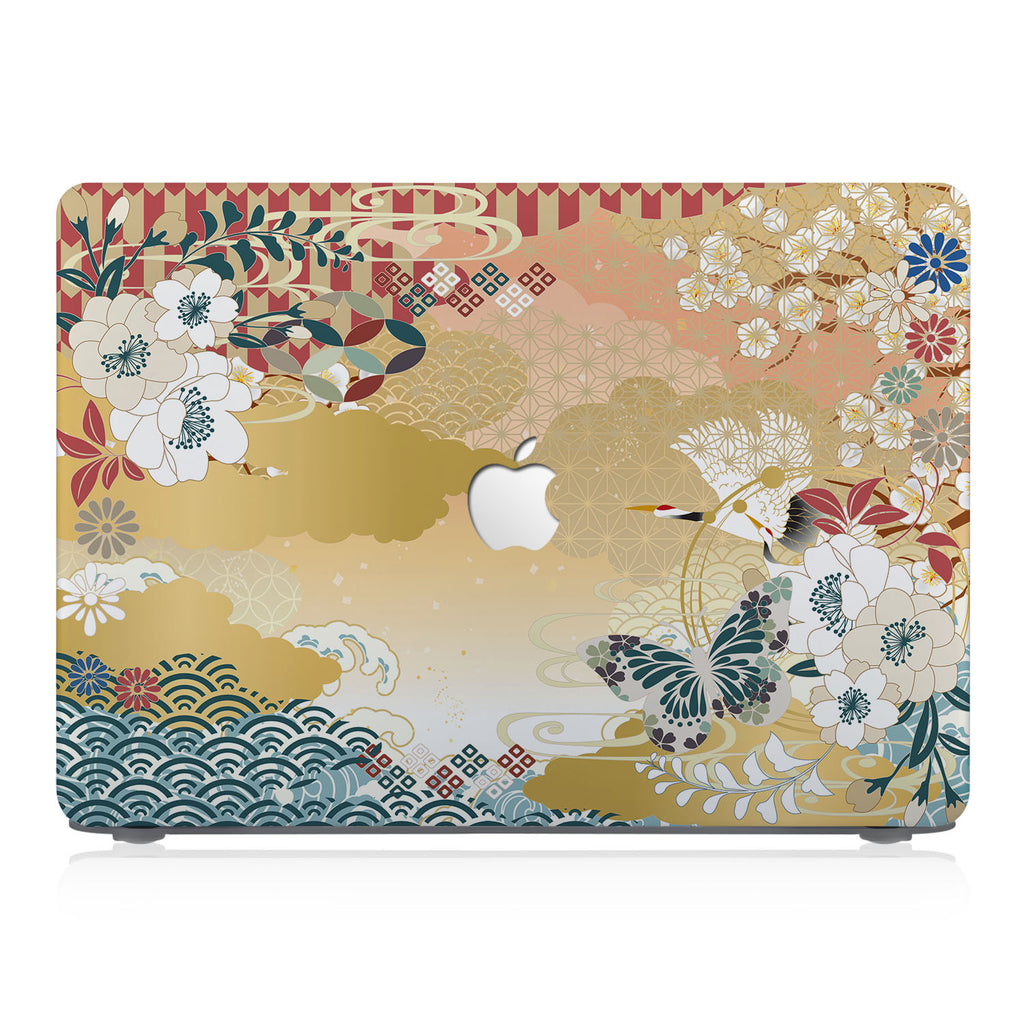 This lightweight, slim hardshell with Japanese Pattern design is easy to install and fits closely to protect against scratches