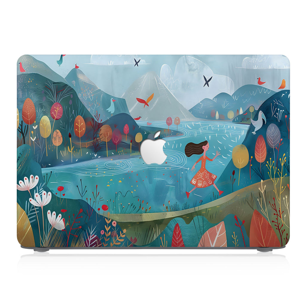 This lightweight, slim hardshell with Colorful Mountain design is easy to install and fits closely to protect against scratches