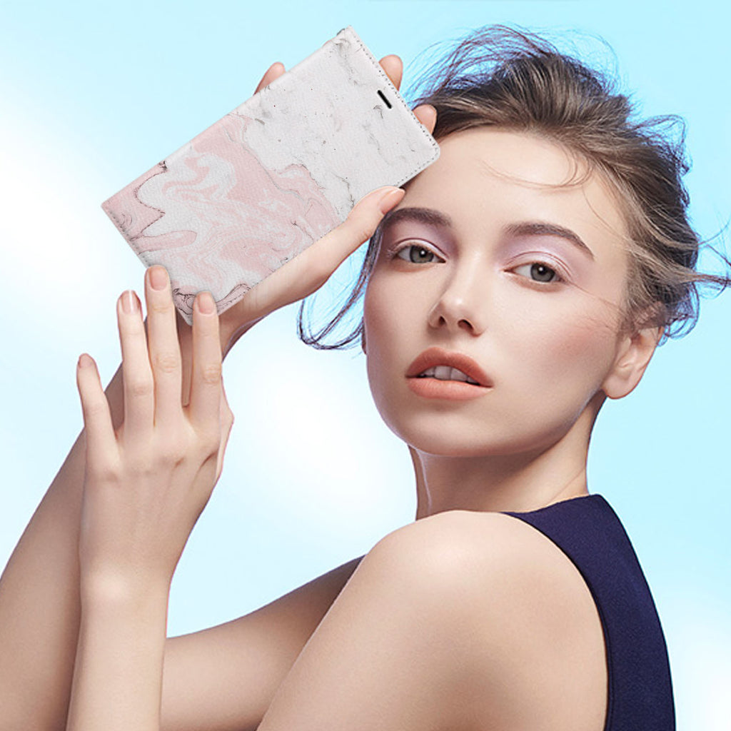 Personalized iPhone Wallet Case with Marble desig marries a wallet with an Samsung case, combining two of your must-have items into one brilliant design Wallet Case.