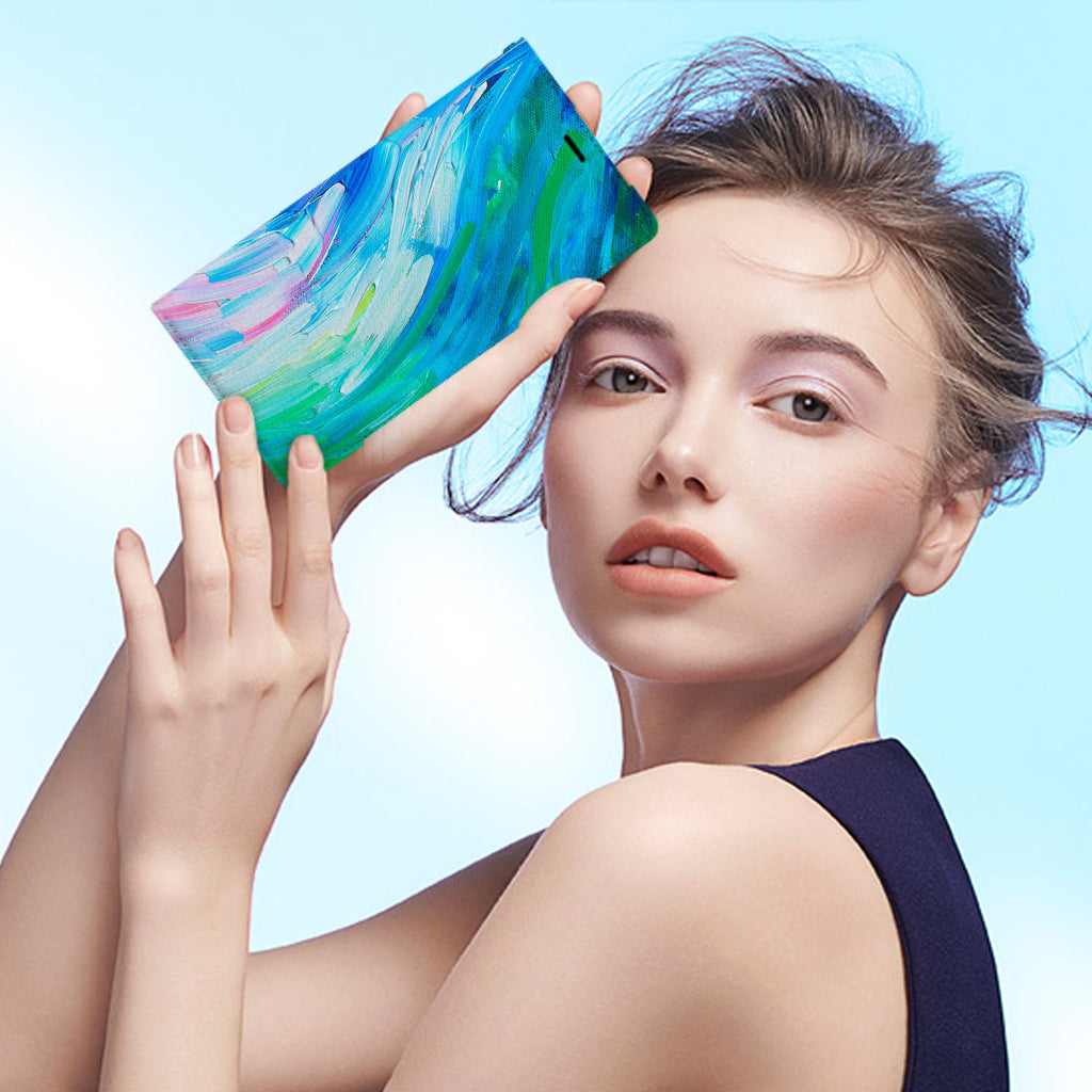 Personalized iPhone Wallet Case with Abstract Painting desig marries a wallet with an Samsung case, combining two of your must-have items into one brilliant design Wallet Case.