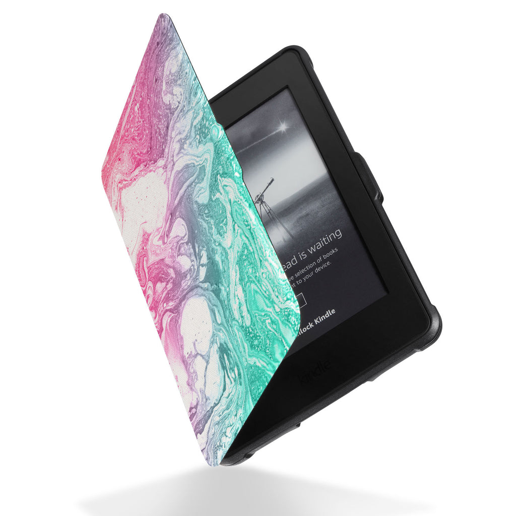 Reinforced rubber bumpers on the corners to protect your Kindle Paperwhite