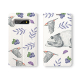 Personalized Samsung Galaxy Wallet Case with Bear desig marries a wallet with an Samsung case, combining two of your must-have items into one brilliant design Wallet Case.