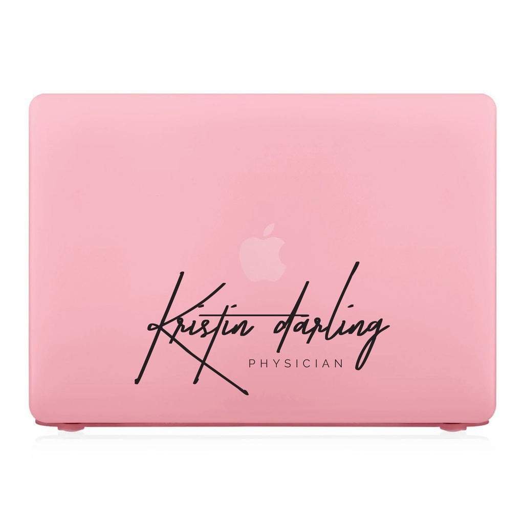 MacBook Case - Signature with Occupation 01