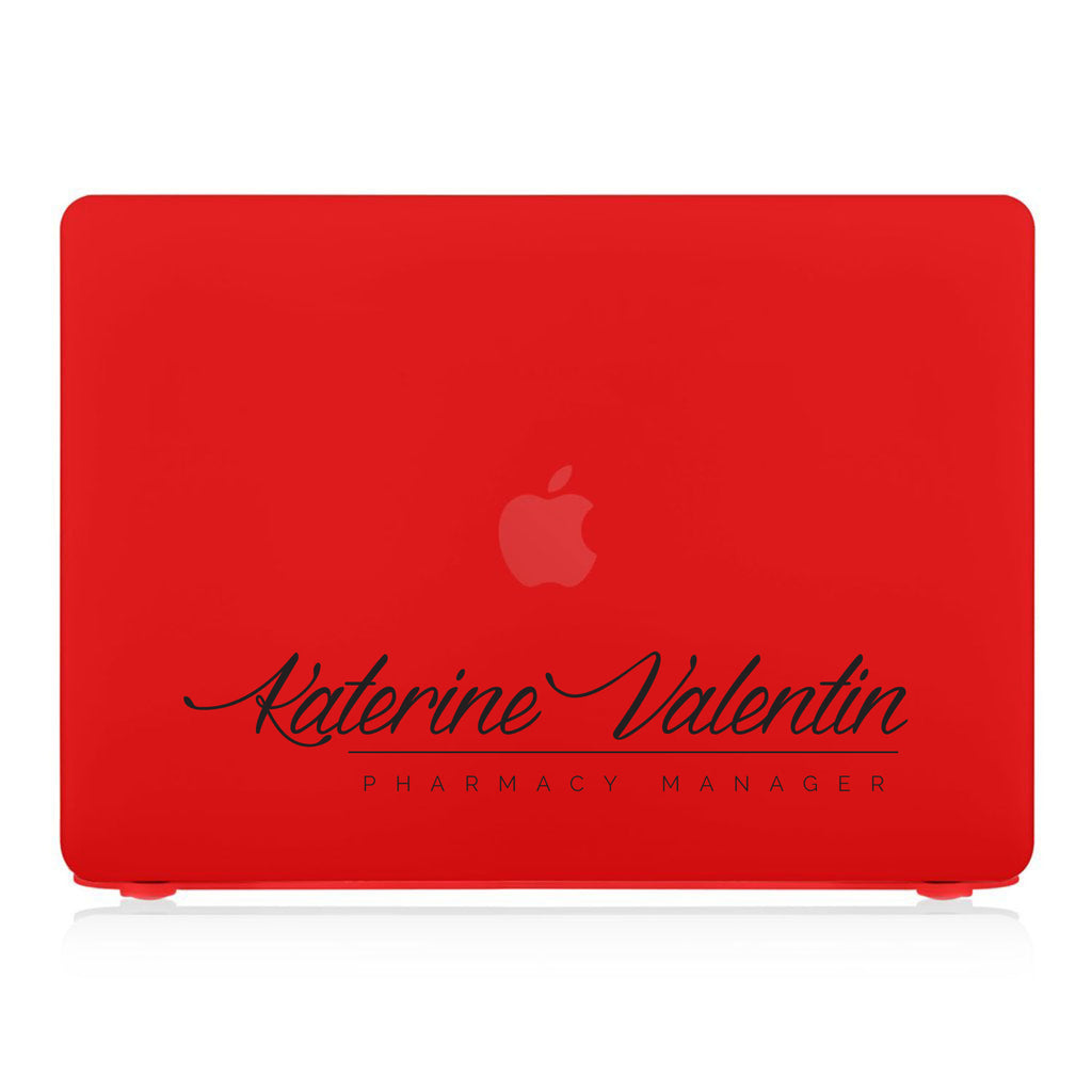 MacBook Case - Signature with Occupation 07