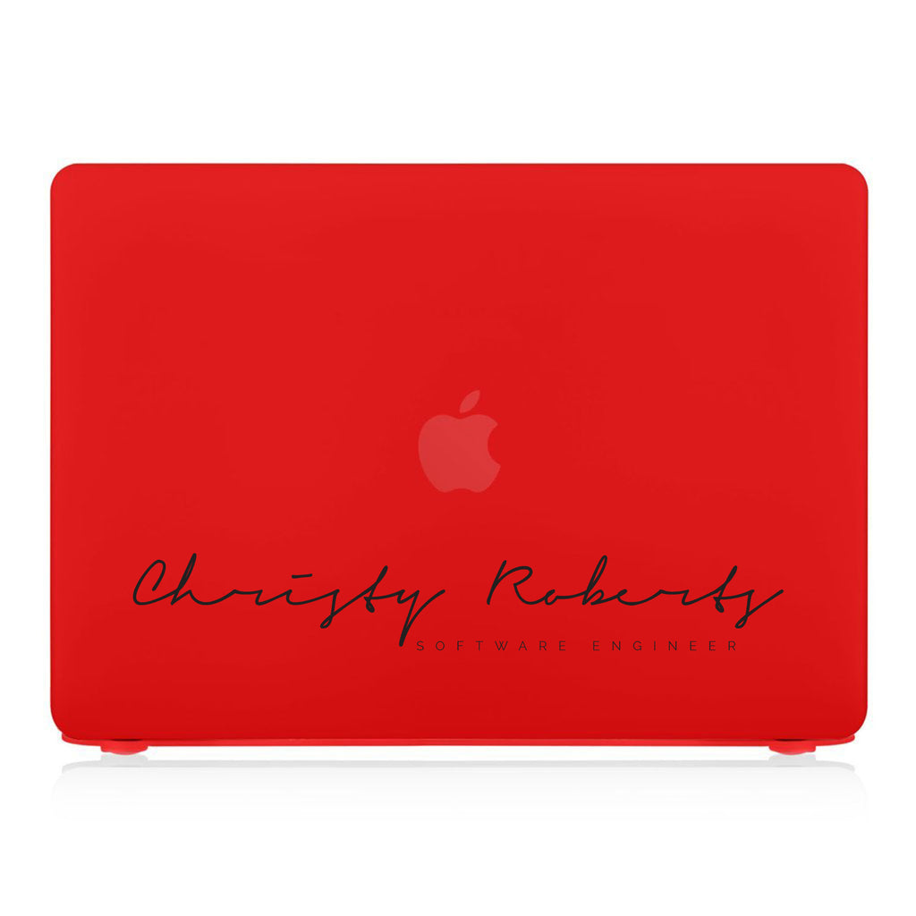 MacBook Case - Signature with Occupation 23