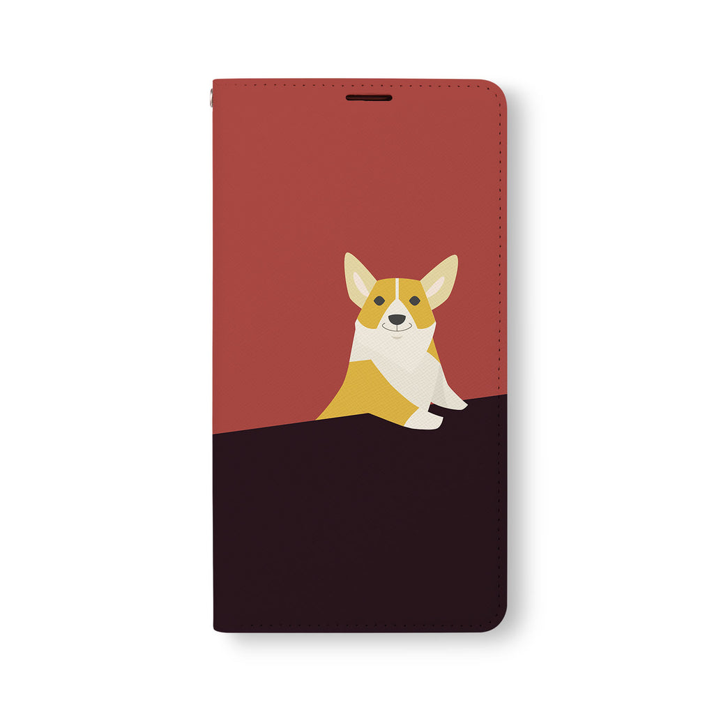 Front Side of Personalized Samsung Galaxy Wallet Case with 3 design
