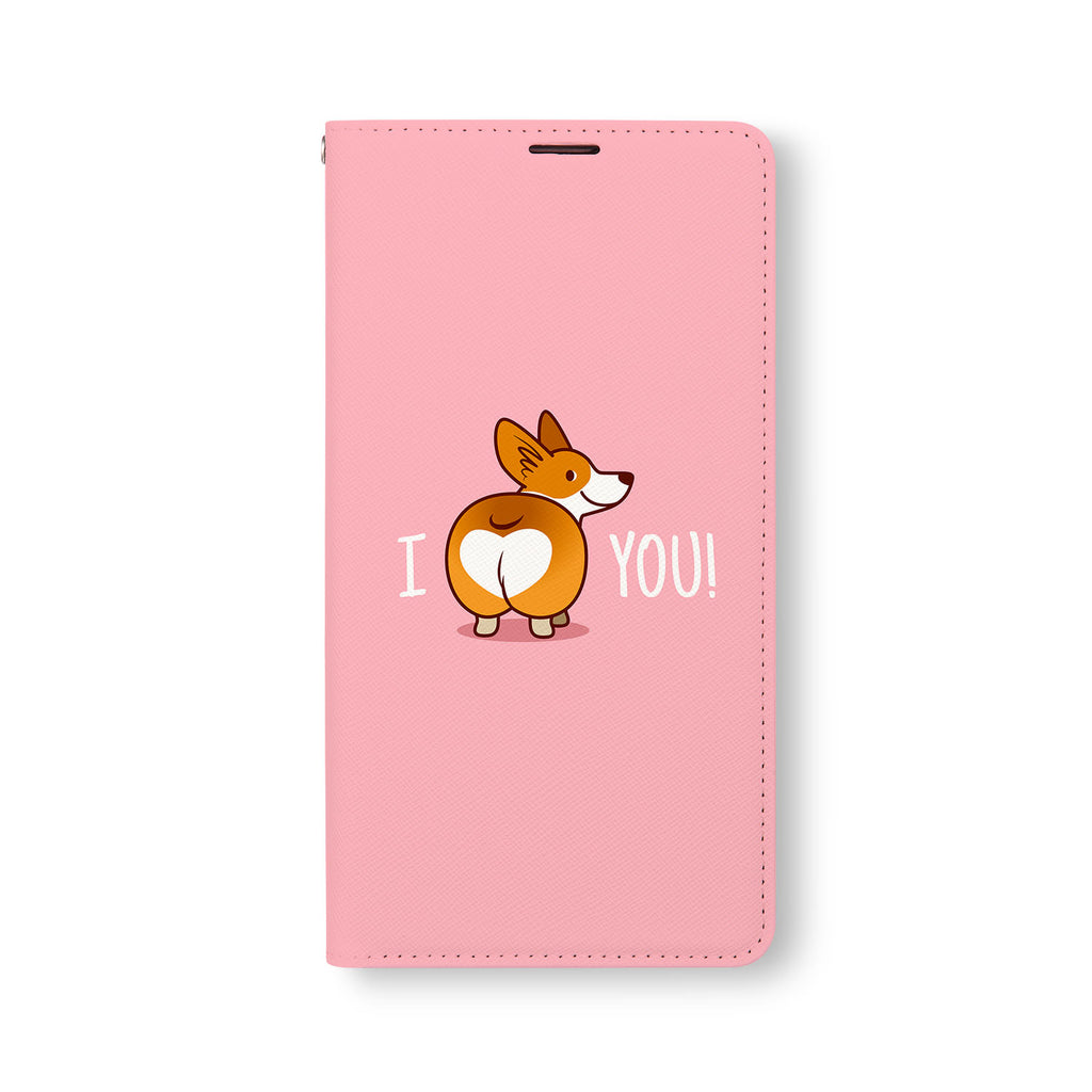 Front Side of Personalized Samsung Galaxy Wallet Case with 06 design