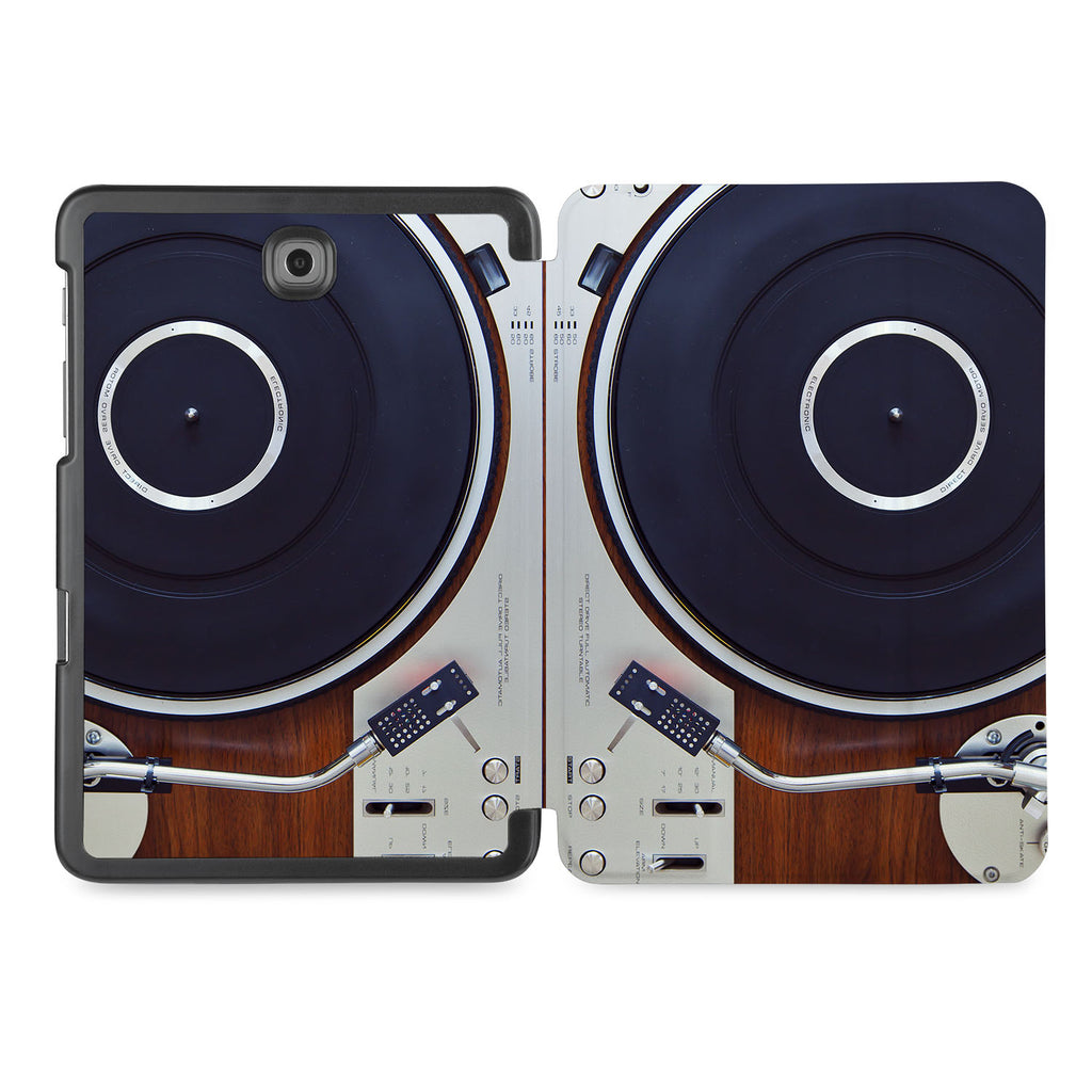 the whole printed area of Personalized Samsung Galaxy Tab Case with Retro Vintage design