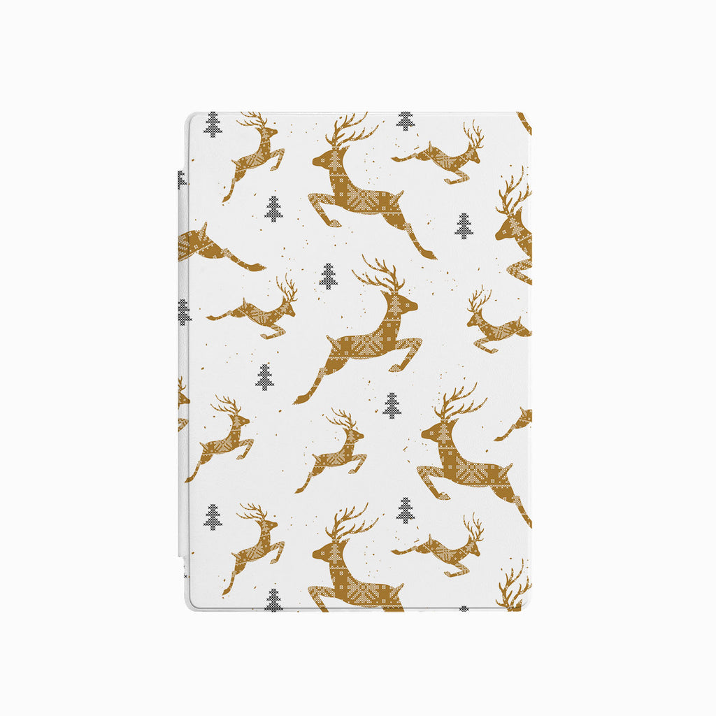 the front side of Personalized Microsoft Surface Pro and Go Case with Christmas design