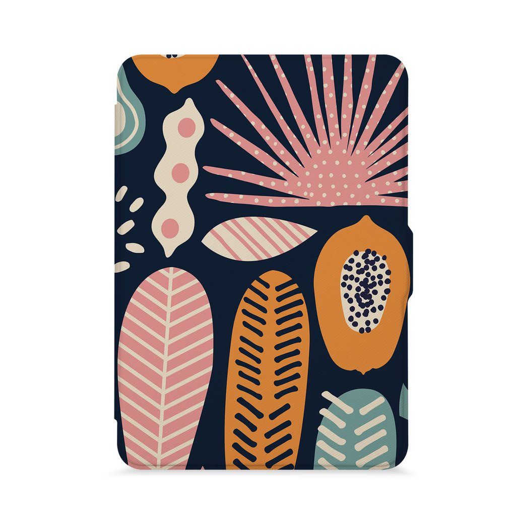 front view of personalized kindle paperwhite case with 05 design - swap