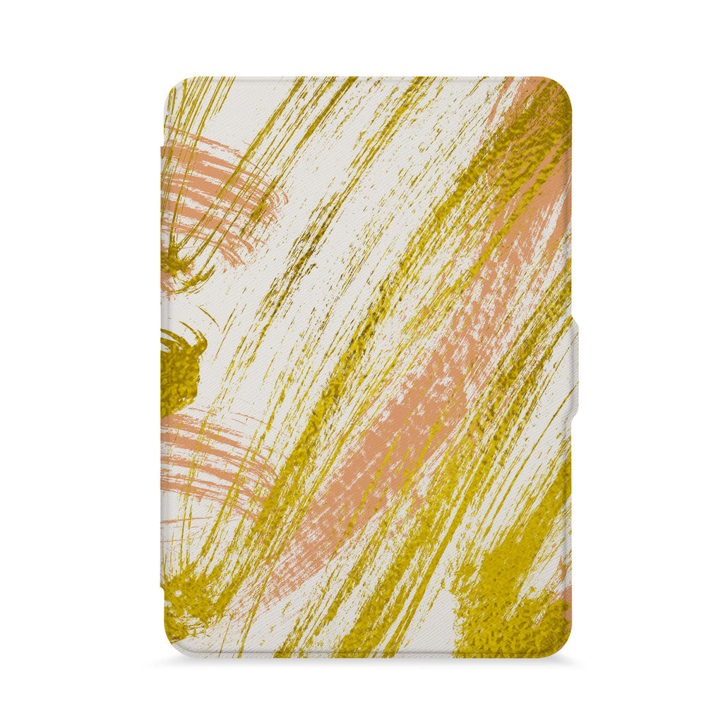 front view of personalized kindle paperwhite case with 06 design - swap