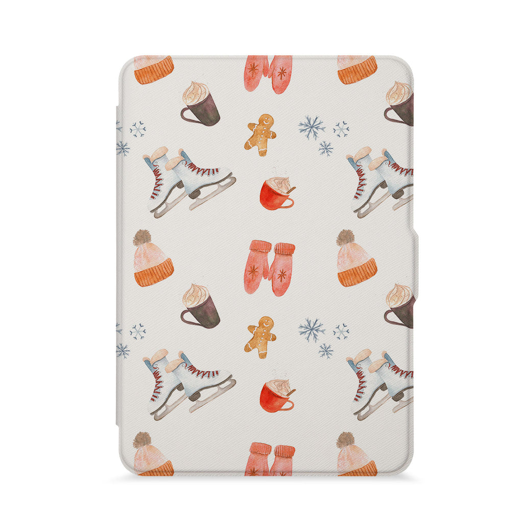 front view of personalized kindle paperwhite case with 04 design - swap