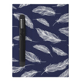 The Personalized VistaCase reMarkable Pen Holder Case with Feather design features a built-in Marker pen holder,