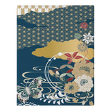 The Personalized VistaCase reMarkable Pen Holder Case is adorned with a vibrant and intricately detailed Japanese Pattern design