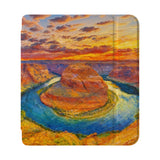 front view of personalized Kobo case with US Famous Attractions design