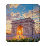 front view of personalized Kobo case with France Famous Attractions design
