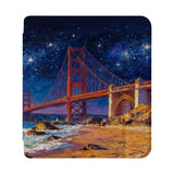 front view of personalized Kobo case with US Famous Attractions design