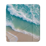 front view of personalized Kobo case with Sea Waves design