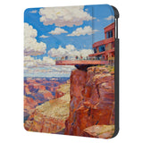 swap front and back view of personalized KOBO case and US Famous Attractions design - swap