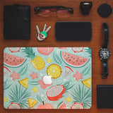 hardshell case with Tropical Fruits design holds up to scratches, punctures, and dents