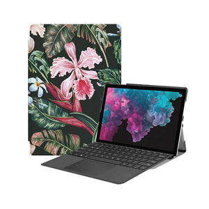 the Hero Image of Personalized Microsoft Surface Pro and Go Case with Flowers design