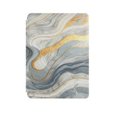 the front side of Personalized Microsoft Surface Pro and Go Case with Marble design