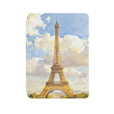 the front side of Personalized Microsoft Surface Pro and Go Case with France Famous Attractions design