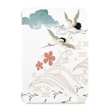 the front view of Personalized Samsung Galaxy Tab Case with Japanese Pattern design