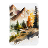 the front view of Personalized Samsung Galaxy Tab Case with Watercolor View design