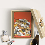 Personalized Samsung Galaxy Tab Case with Cute Cats design in a gift box