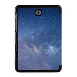 the back view of Personalized Samsung Galaxy Tab Case with Starry Night design