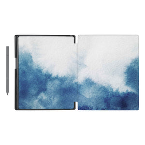 Vista Case reMarkable Folio case with Abstract Ink Painting Design has an integrated holder for pen marker  so you never have to leave your extra tech behind. - swap