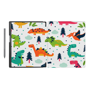Vista Case reMarkable Folio case with Dinosaur Design has an integrated holder for pen marker  so you never have to leave your extra tech behind. - swap