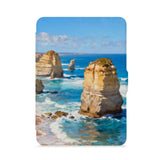 front view of personalized kindle paperwhite case with Australia Oil Painting design
