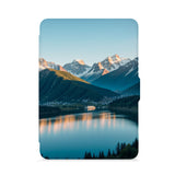 front view of personalized kindle paperwhite case with Nature Beauty design