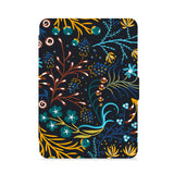 front view of personalized kindle paperwhite case with Autumn Leaves design