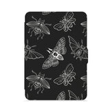 front view of personalized kindle paperwhite case with Animal Skeleton design