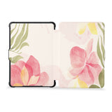 the whole front and back view of personalized kindle case paperwhite case with Abstract design