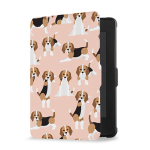 kindle foilo case with Lovely Dog design, Opens and closes just like a book to wake your Kindle or put it to sleep - swap