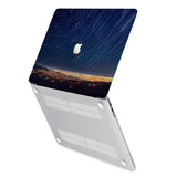 hardshell case with Starry Night design has rubberized feet that keeps your MacBook from sliding on smooth surfaces