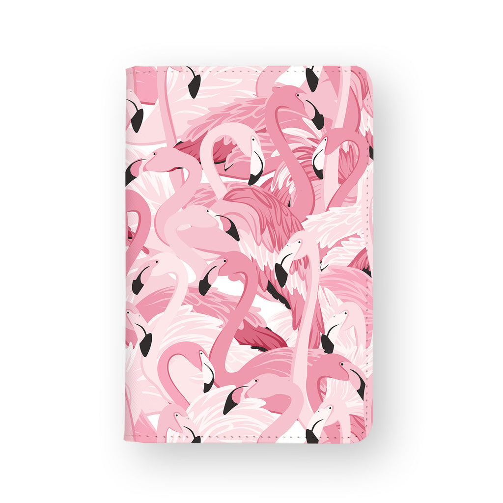 Travel Wallet - Vector Flamingo Flock